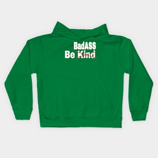 Be [Kind] BadASS - Back Kids Hoodie